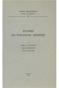 Product Image: Studies on Ptolemaic Memphis (Studia Hellenistica, Band 24)