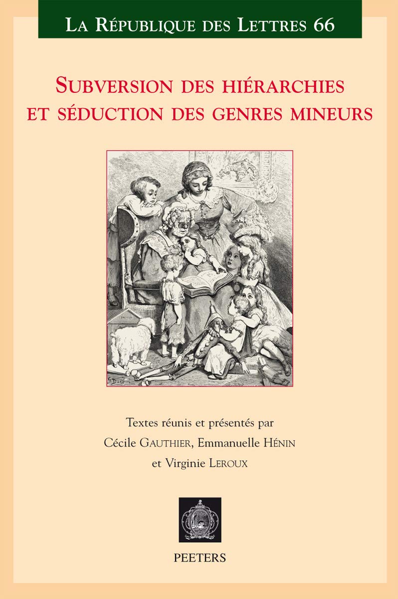 Subversion des hierarchies et seduction des genres mineurs book