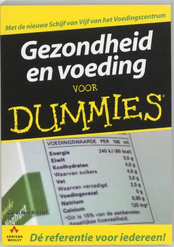 Gezondheid en voeding voor Dummies book