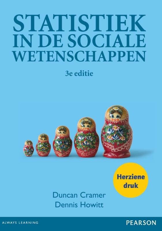 Statistiek in de sociale wetenschappen, 3e editie Professional & Reference Books