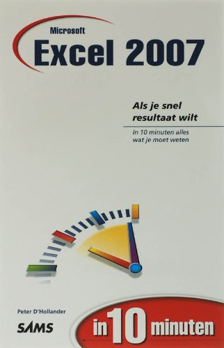 In 10 minuten Microsoft Excel 2007 in 10 minuten Computer Science