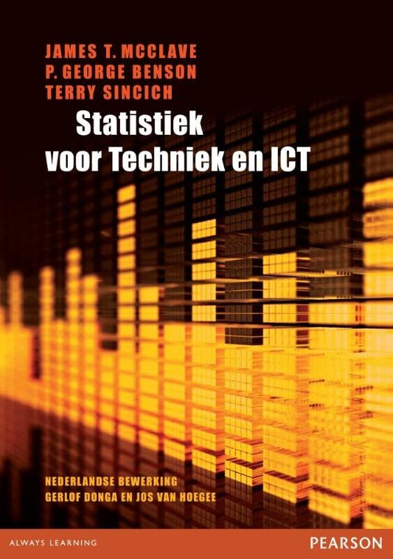 Statistiek voor techniek en ICT Professional & Reference Books
