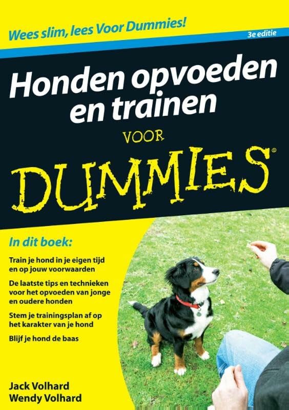 Honden opvoeden en trainen voor Dummies, 3e editie book