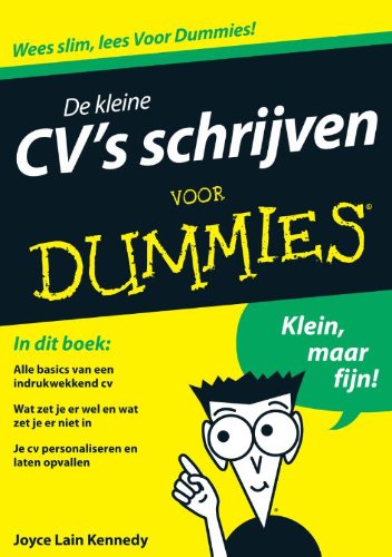 De kleine cv's schrijven voor dummies book