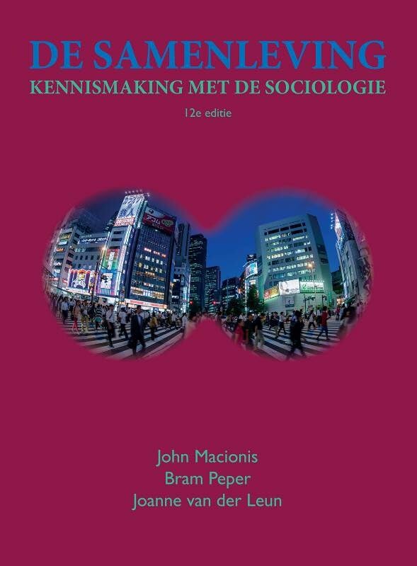 De samenleving, 12e editie met XTRA toegangscode: Kennismaking met de sociologie List of authors book