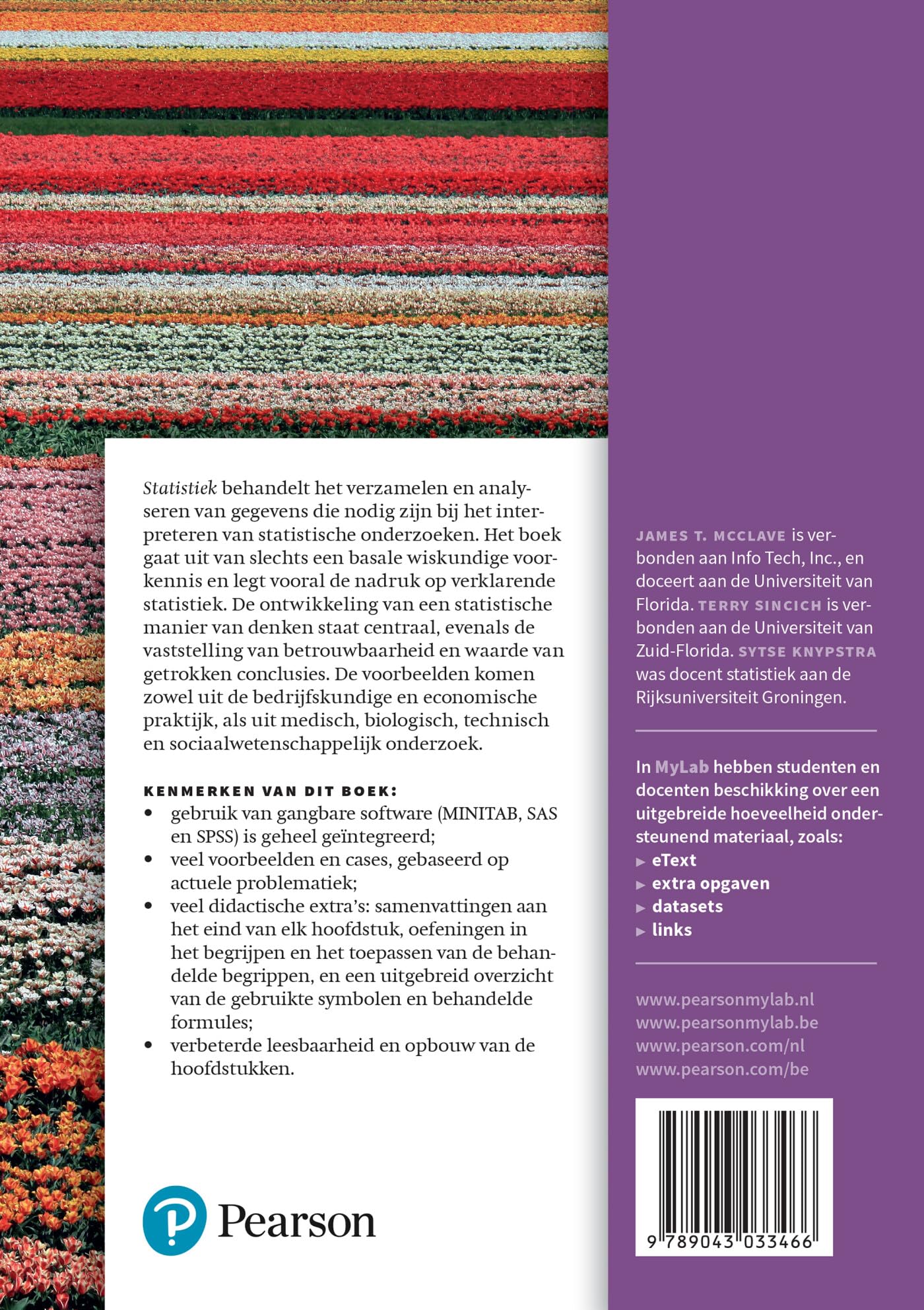 Statistiek: Een inleiding List of authors Professional & Reference Books