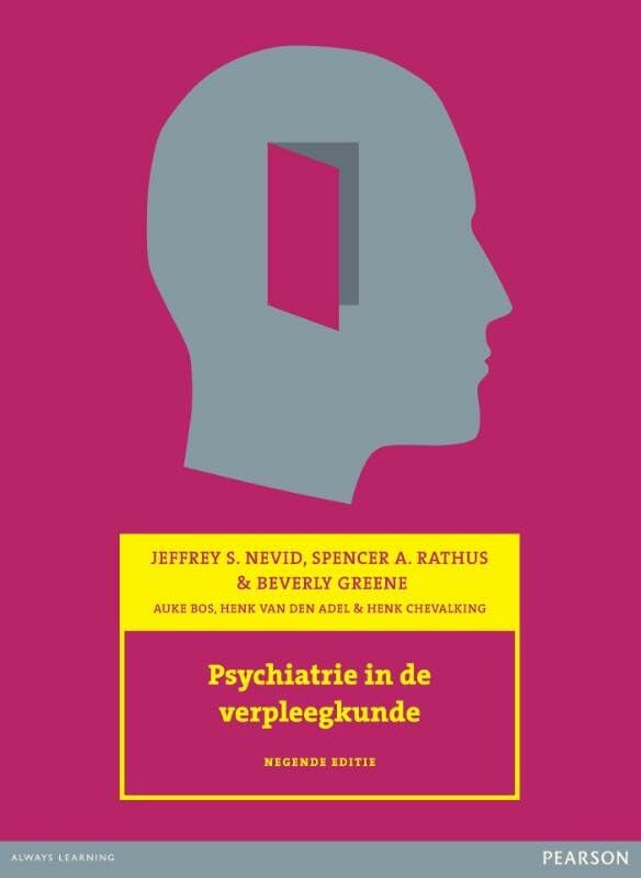 Psychiatrie in de verpleegkunde Medicine