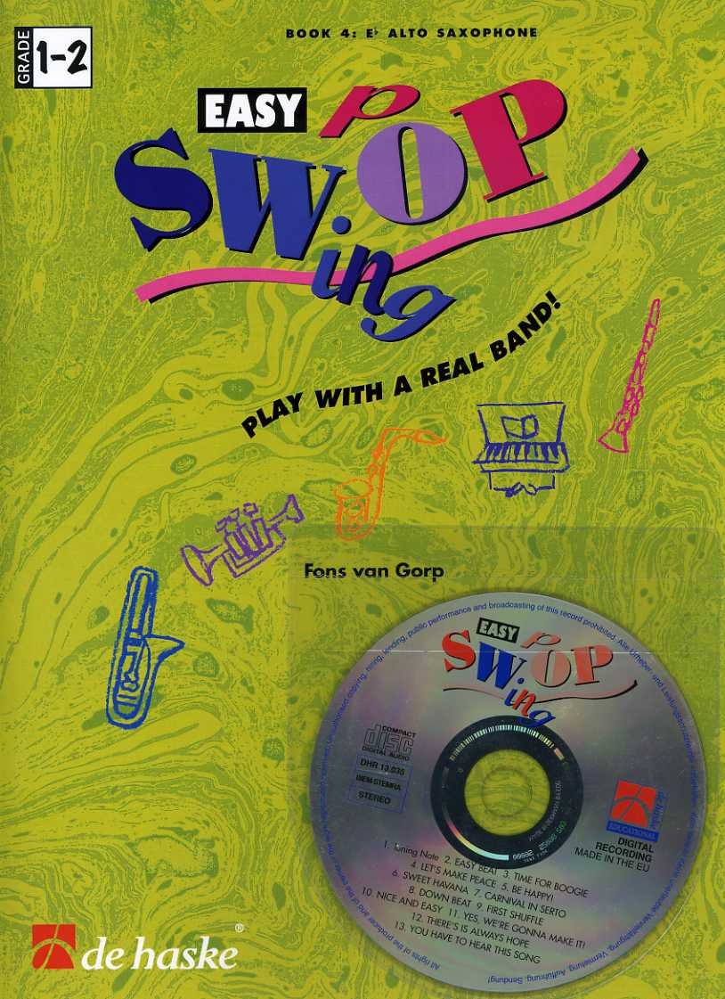 Easy Swop, für Altsaxophon, m. Audio-CD: Spiel mit einer echten Band!. Play-Along-CD zum Üben und Mitspielen. Schwierigkeitsgrad: mittelschwer bis schwer Sheet Music
