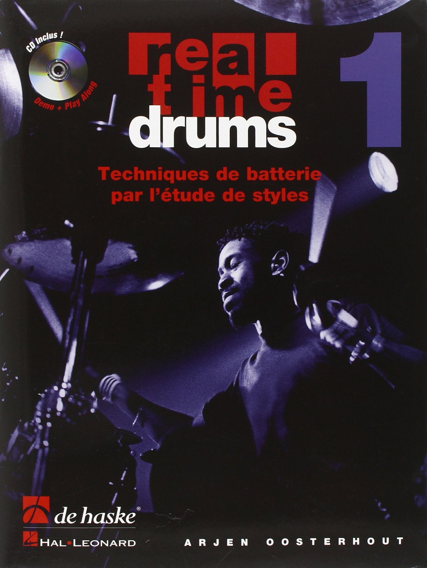 Real Time Drums 1 (F): MeTode De Batterie Pour DeButants book