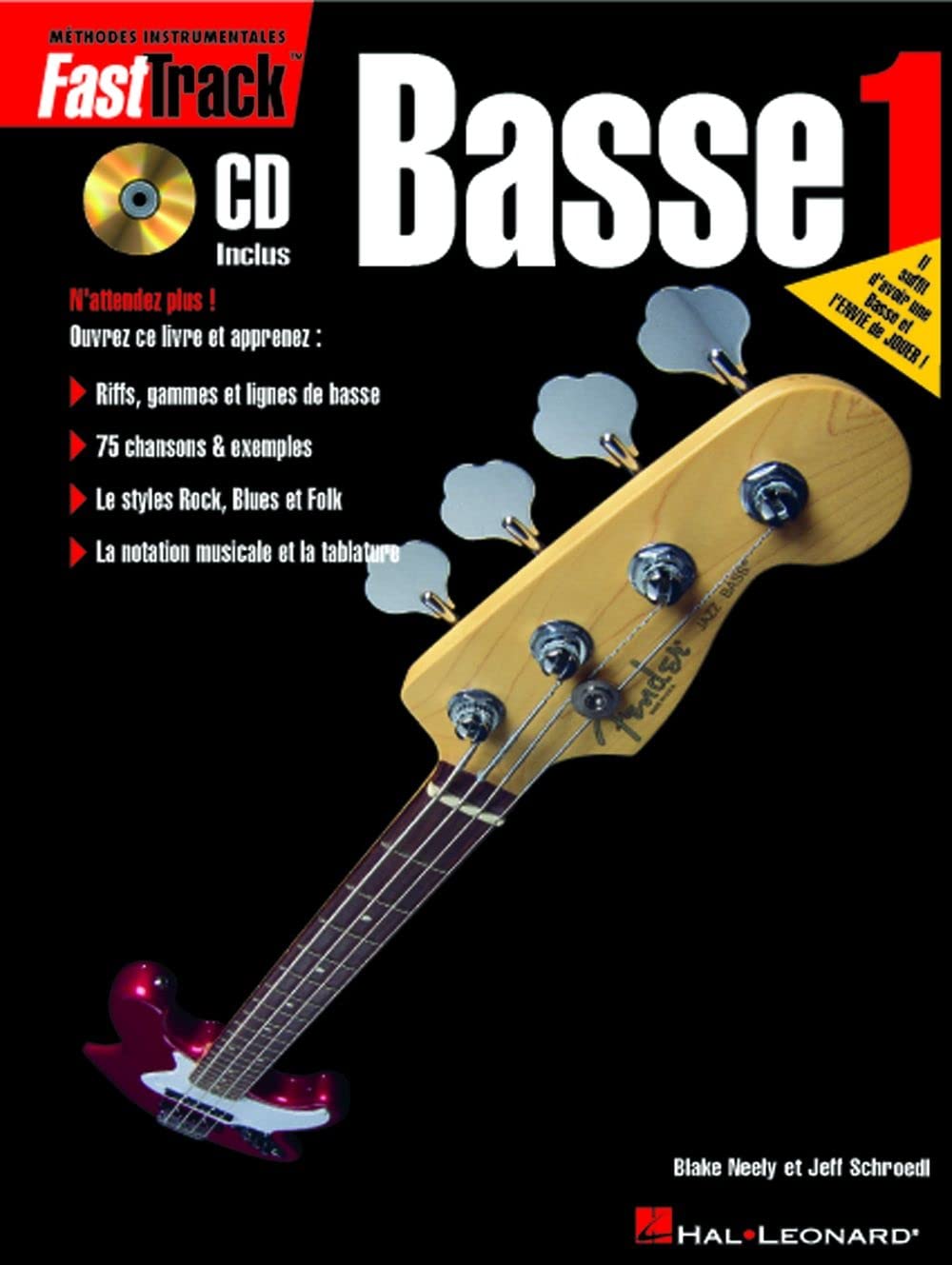 Fasttrack Bass Method - Book 1 - French Edition Book/Online Audio Arts & Music