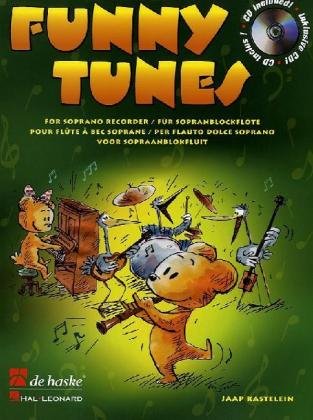 Funny Tunes, für Sopranblockflöte, m. Audio-CD: Play-Along-CD zum Üben und Mitspielen. Schwierigkeitsgrad leicht bis mittelschwer (FLUTE A BEC) Sheet Music