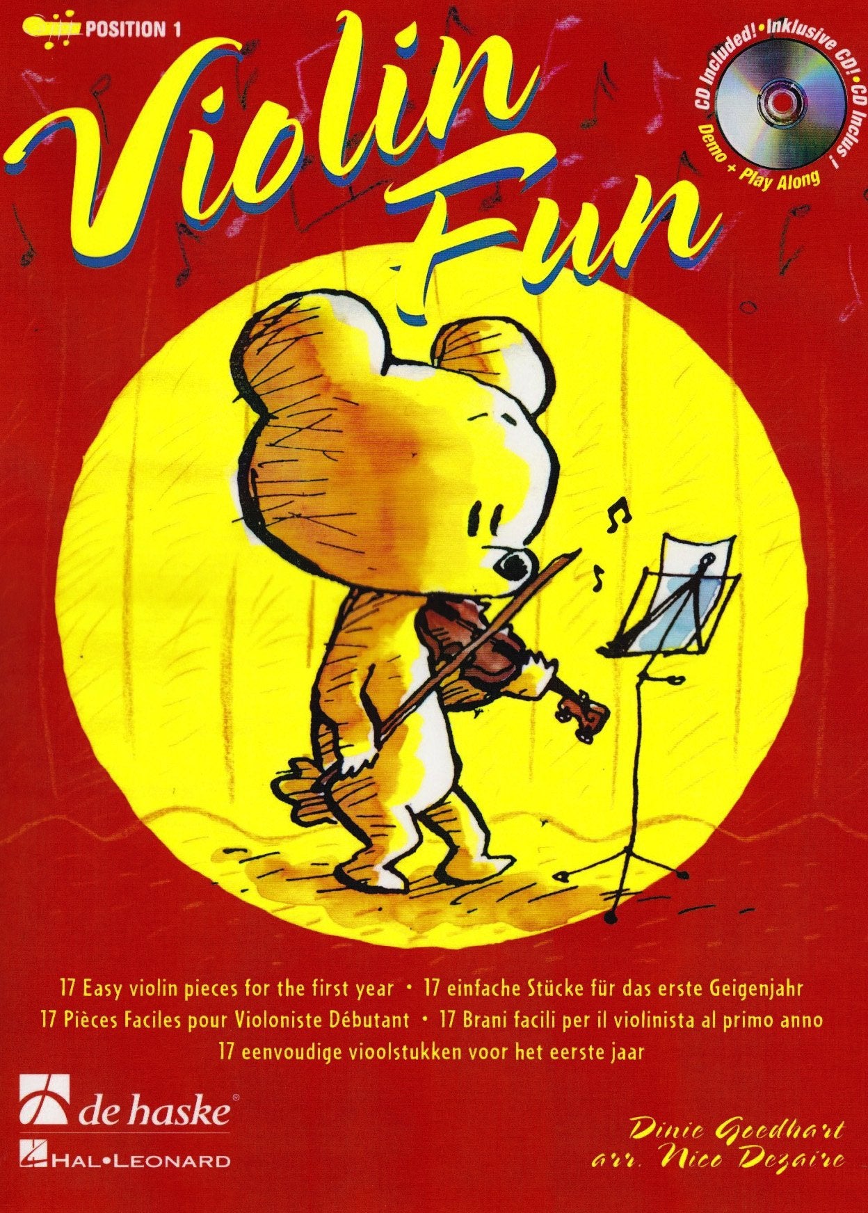 Violin Fun, m. Audio-CD: 17 einfache Stücke für das erste Geigenjahr. Position 1. CD: Demo + Play Along (VIOLON) Sheet Music