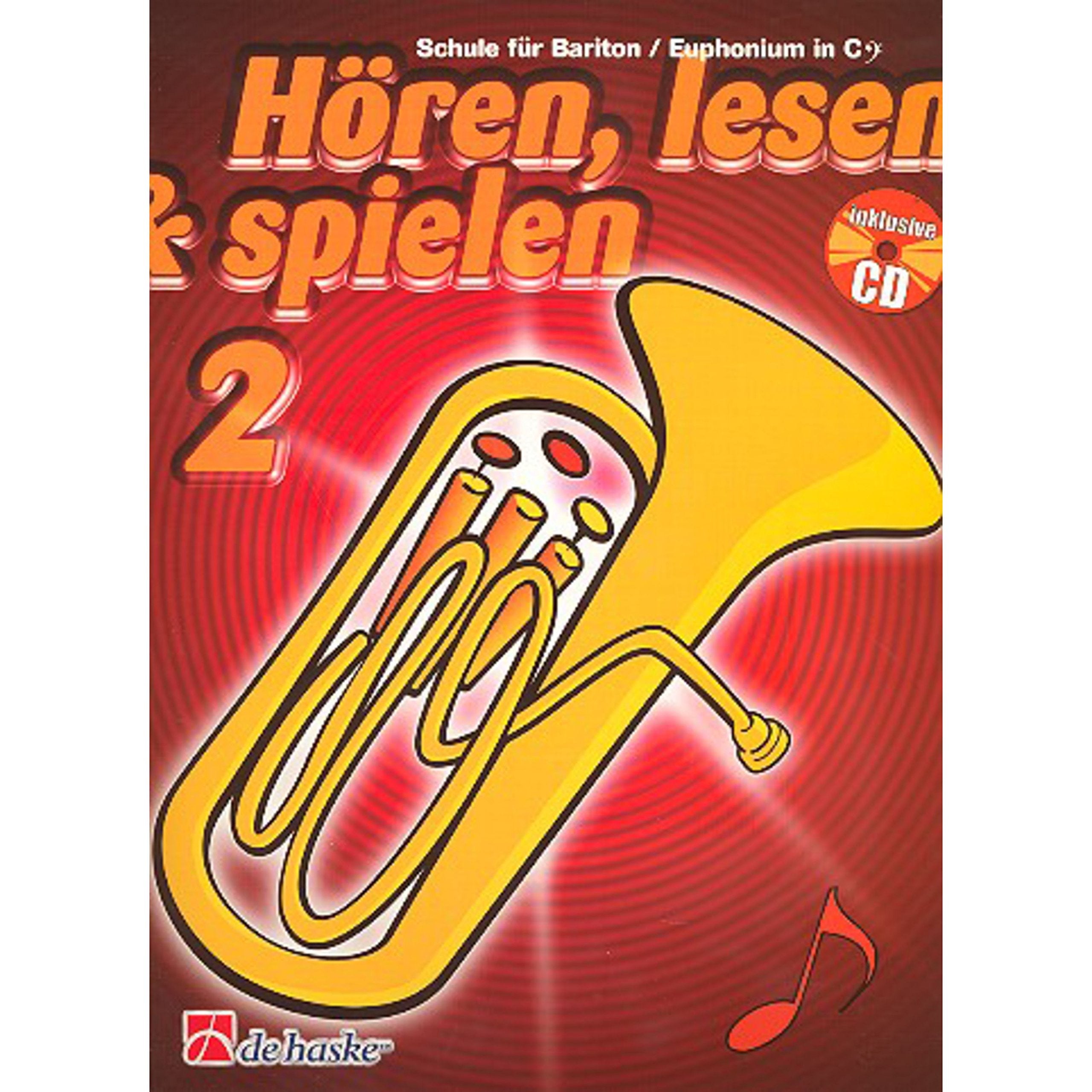 Hören, Lesen & Spielen 2 Bariton/Euphonium in C BC Sheet Music