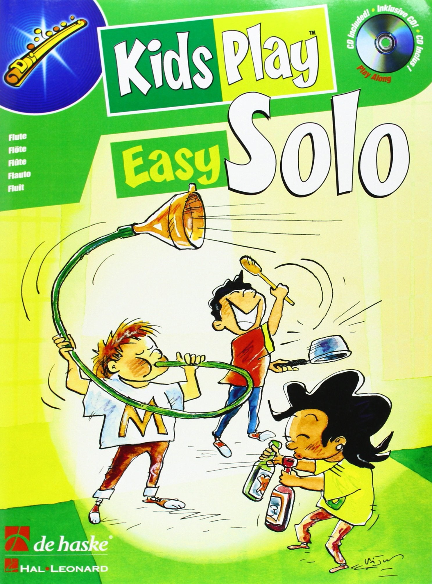 Kids Play Easy Solo - Querflöte, m. Audio-CD: Play-Along-CD zum Üben und Mitspielen. Schwierigkeitsgrad: leicht Sheet Music