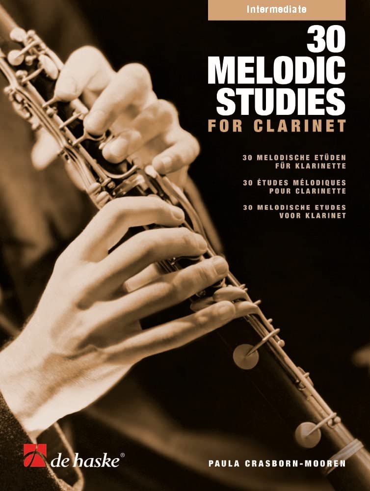 30 melodische Etüden für Klarinette: Schwierigkeitsgrad: mittelschwer (CLARINETTE) Sheet Music