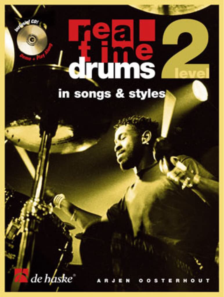 Real time drums in songs & styles (d) batterie +cd - version allemande book