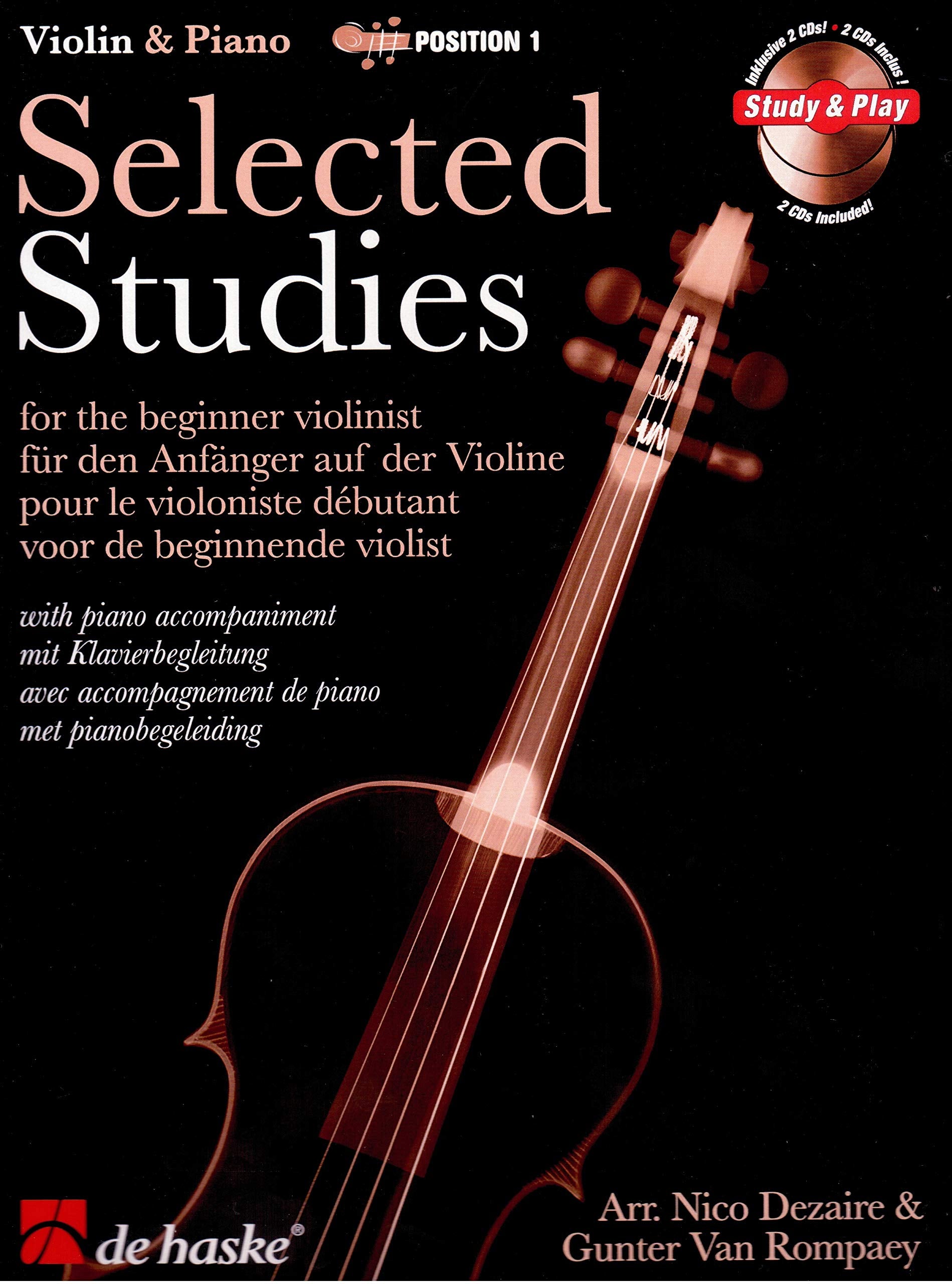 Selected Studies, für Violine u. Klavier, m. Audio-CD Sheet Music
