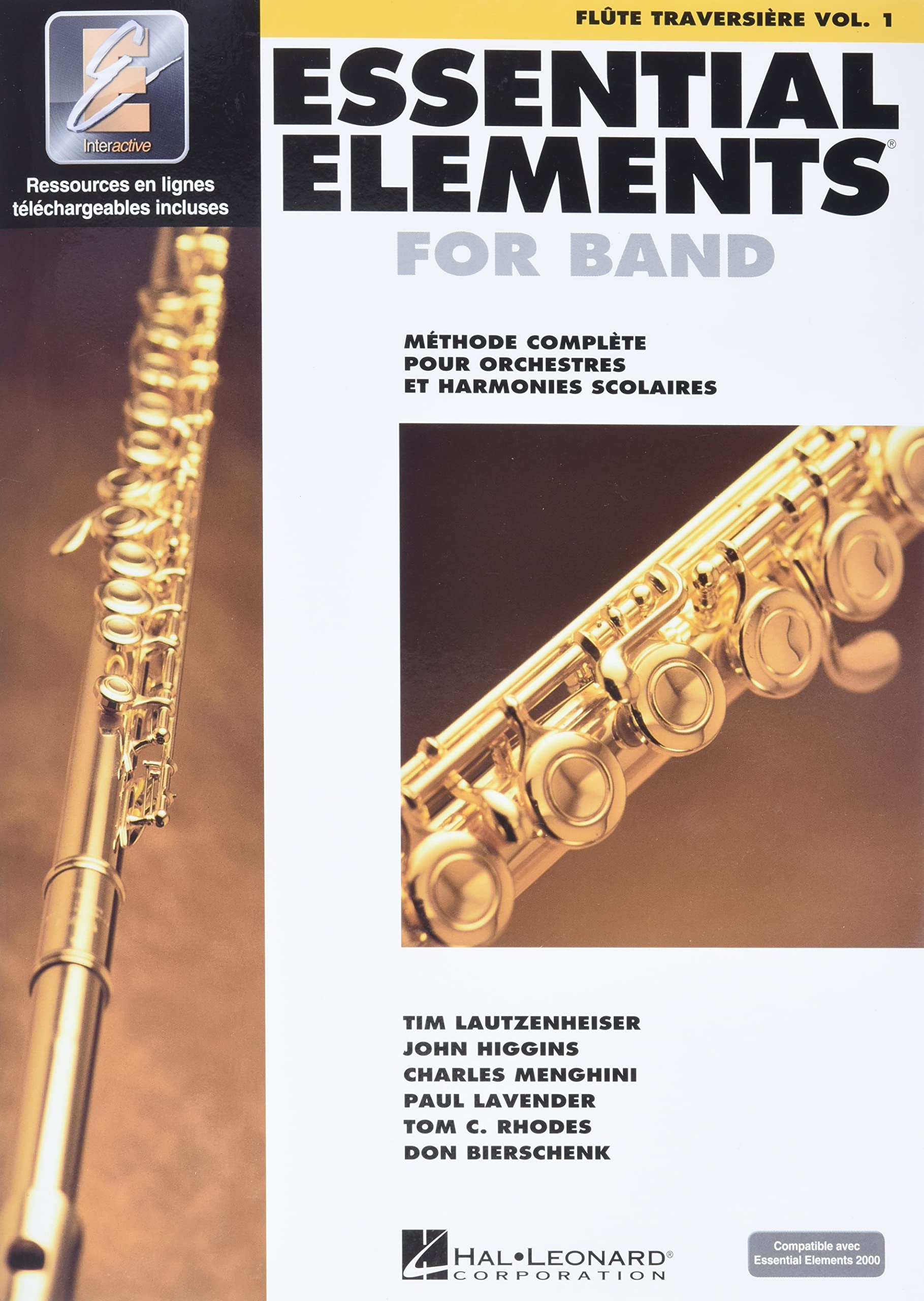 Essential Elements 1 - pour flûte. Enthält CD: Methode Complete Pour Orchestres Et Harmonies Scolaires : Flute Traversiere Sheet Music