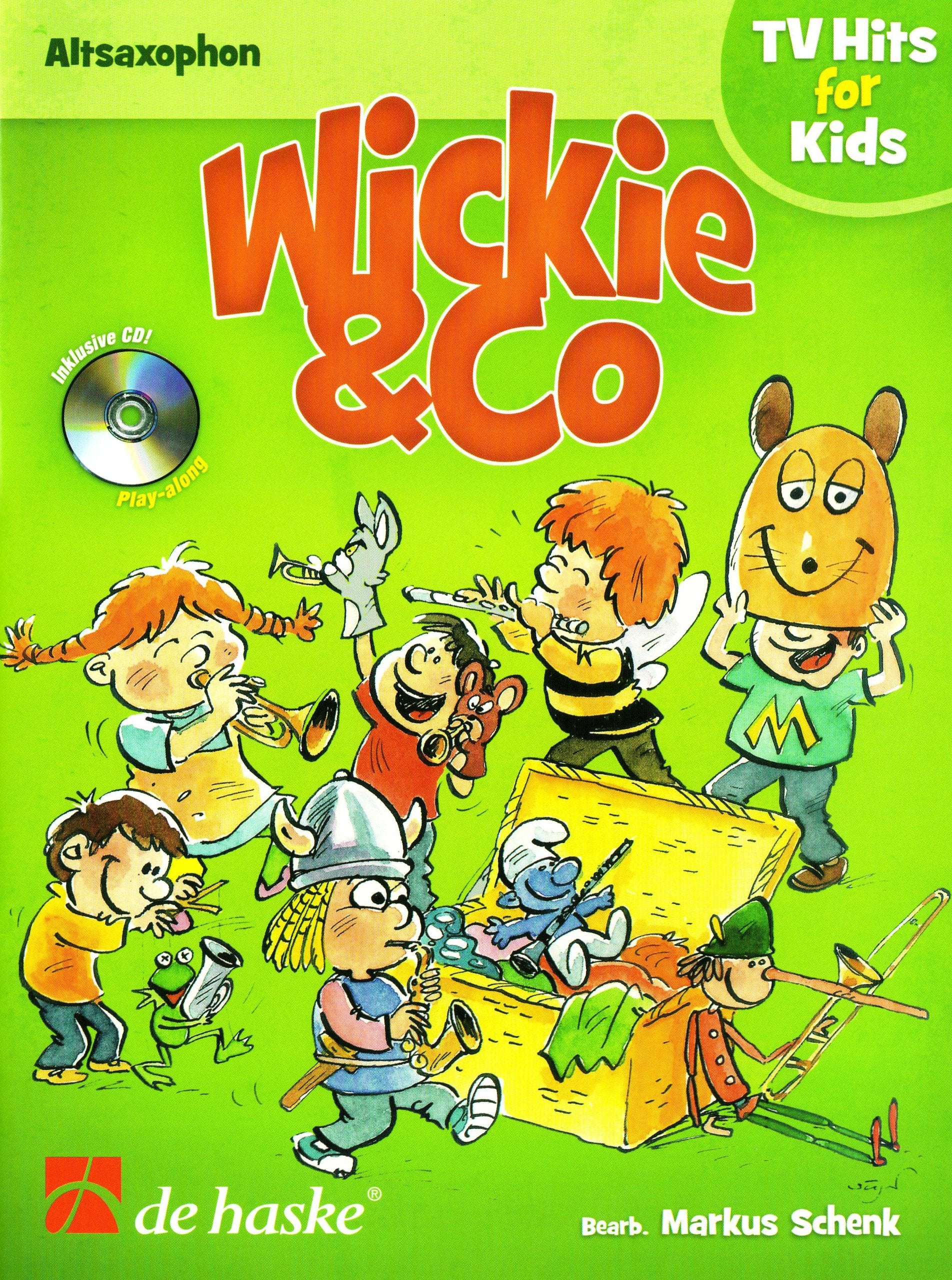 Wickie & Co - Altsaxophon, m. Audio-CD: Play-Along-CD zum Üben und Mitspielen. Schwierigkeitsgrad: leicht Sheet Music