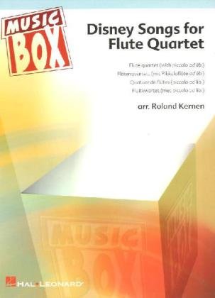 Disney Songs for Flute Quartet, Partitur u. Einzelstimmen: Mit Pikkoloflöte ad lib. Sheet Music