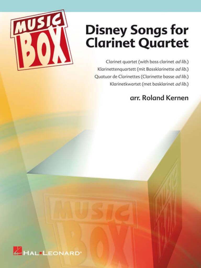 Disney Songs for Clarinet Quartet book