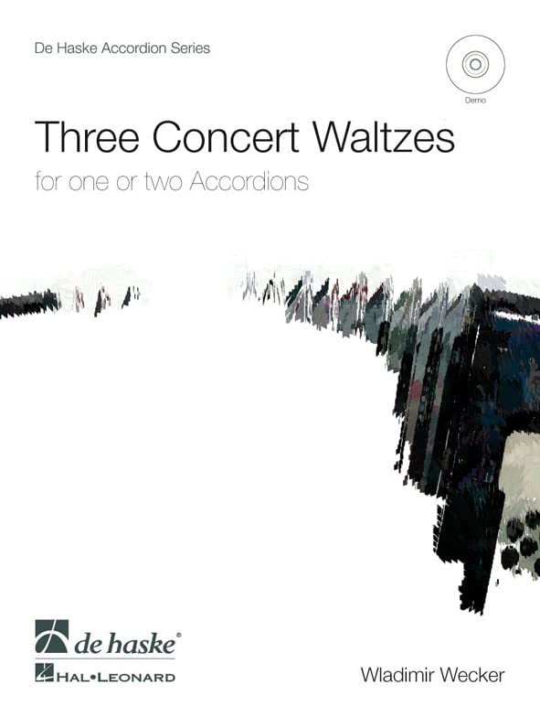 Three concert waltzes accordeon +cd book