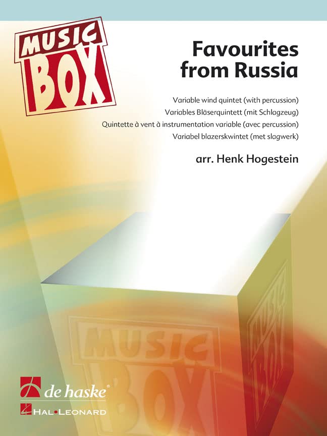 Favourites from Russia: Variable Wind Quintet (with Percussion (MUSIQUE D'ENSEM) Books