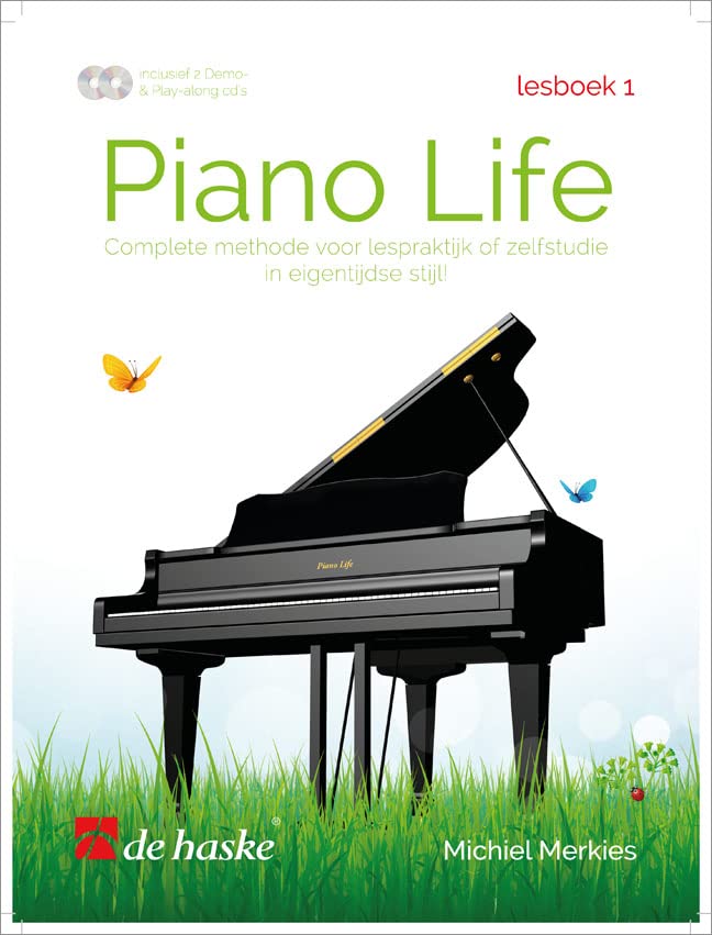 Piano life - lesboek 1 piano +cd book