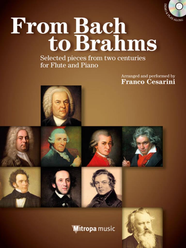 From Bach to Brahms: Selected Pieces from Two Centuries for Flute and Piano (FLUTE TRAVERSIE) Hobbies & Crafts