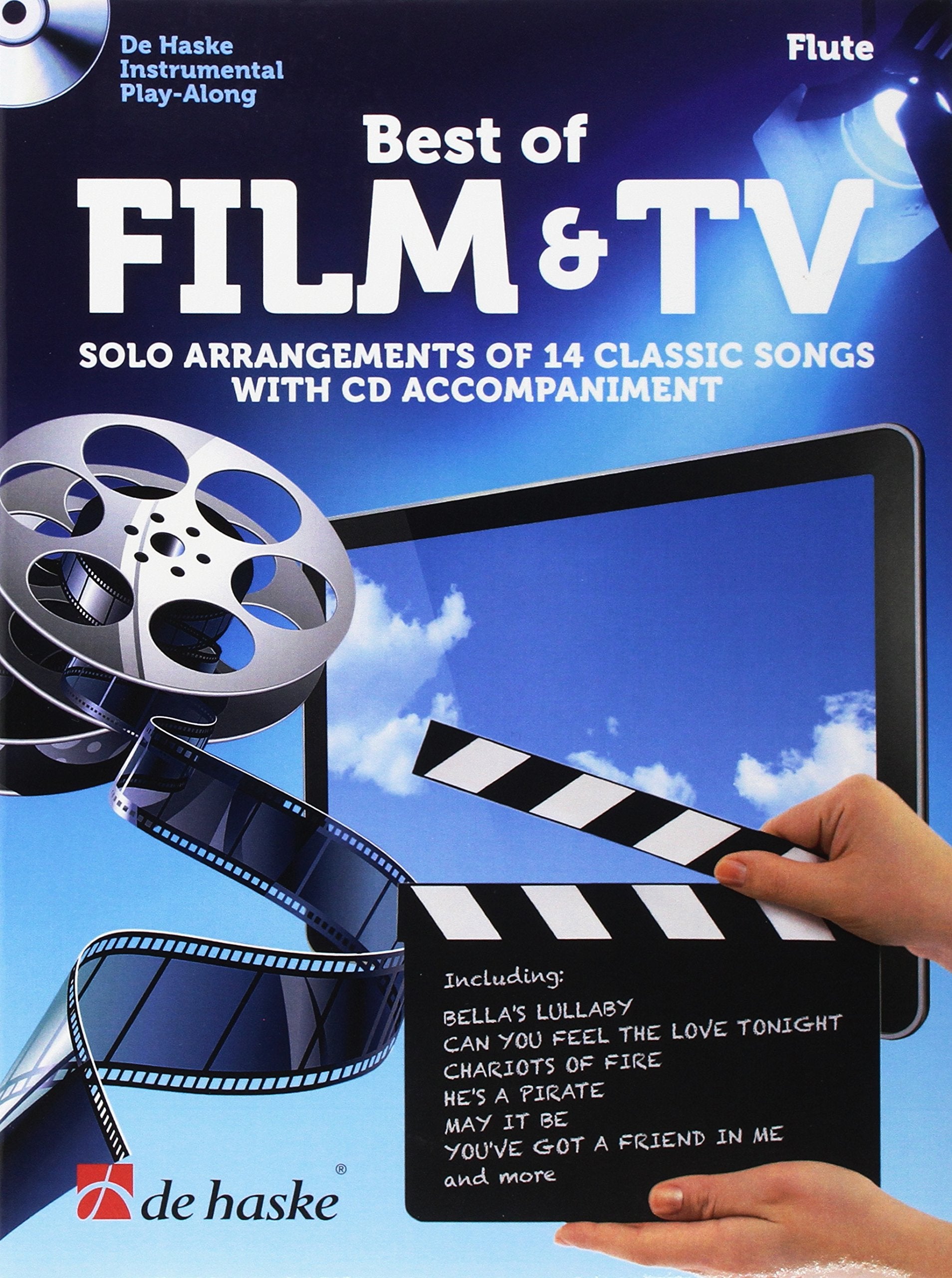 Best of Film & Tv (Flute): Solo Arrangements of 14 Classic Songs with CD Accompaniment book