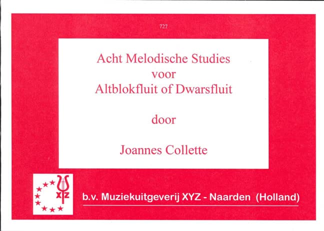 8 Melodische Studies 1 book