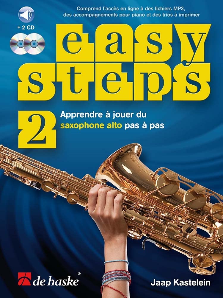 Easy steps 2 [f - apprendre a jouer du saxophone alto pas a pas + cd + enregistrement(s) en ligne book