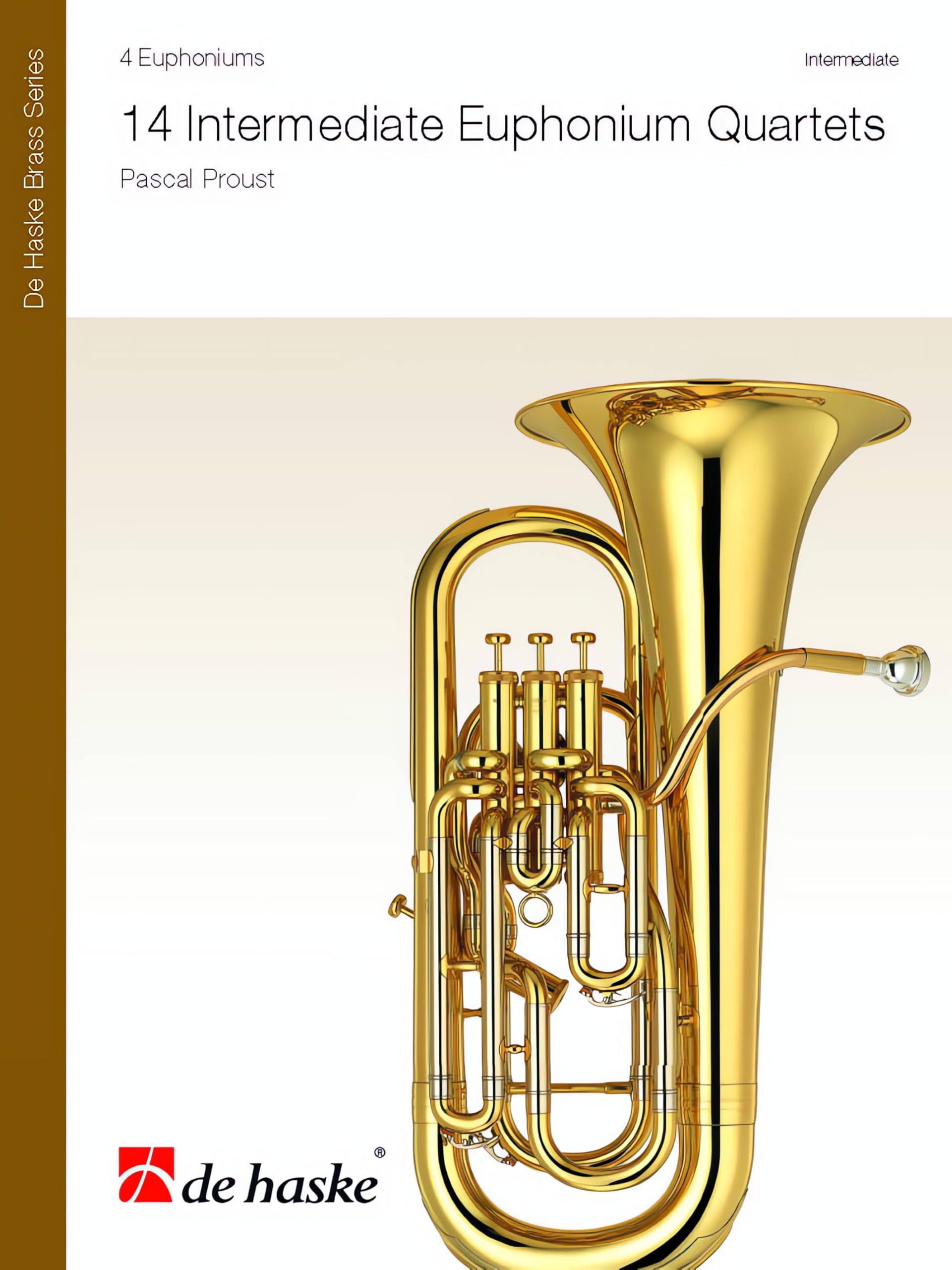14 INTERMEDIATE EUPHONIUM QUARTETS Books
