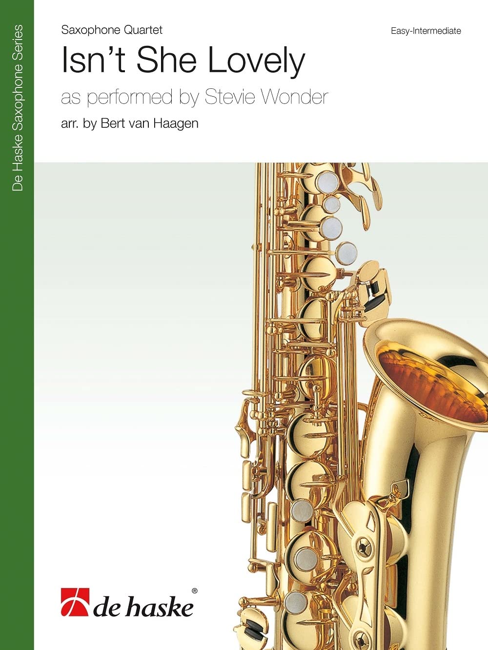 Isn't She Lovely. Saxophon Ensemble. Partitur und Stimmen cd