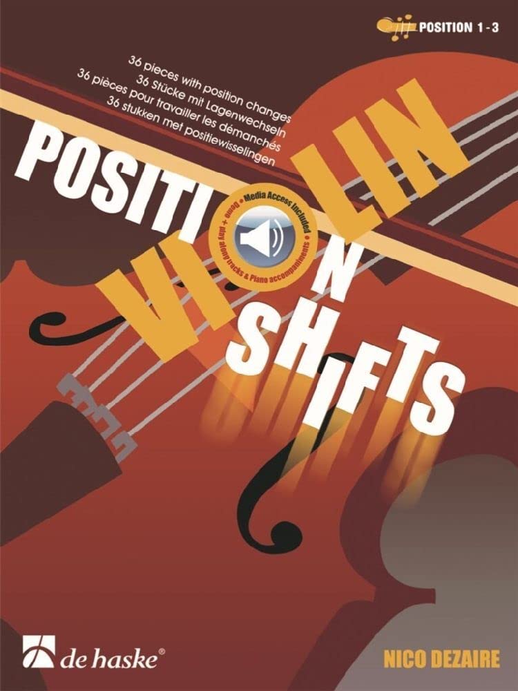 Violin Position Shifts: 36 Stücke mit Lagenwechseln. Buch + Online-Audio. 36 pieces with position changes. Book with Audio-Online-File Sheet Music