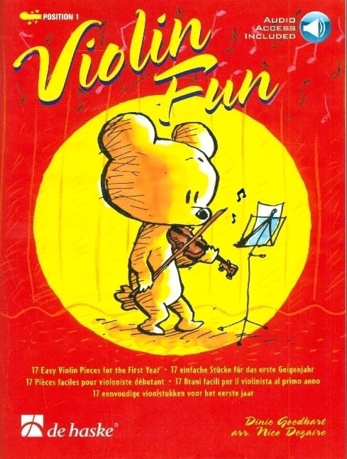 Violin Fun. Enthält Online-Audio: 17 Easy violin pieces for the first year. Mit Audio-Online-Datei Sheet Music