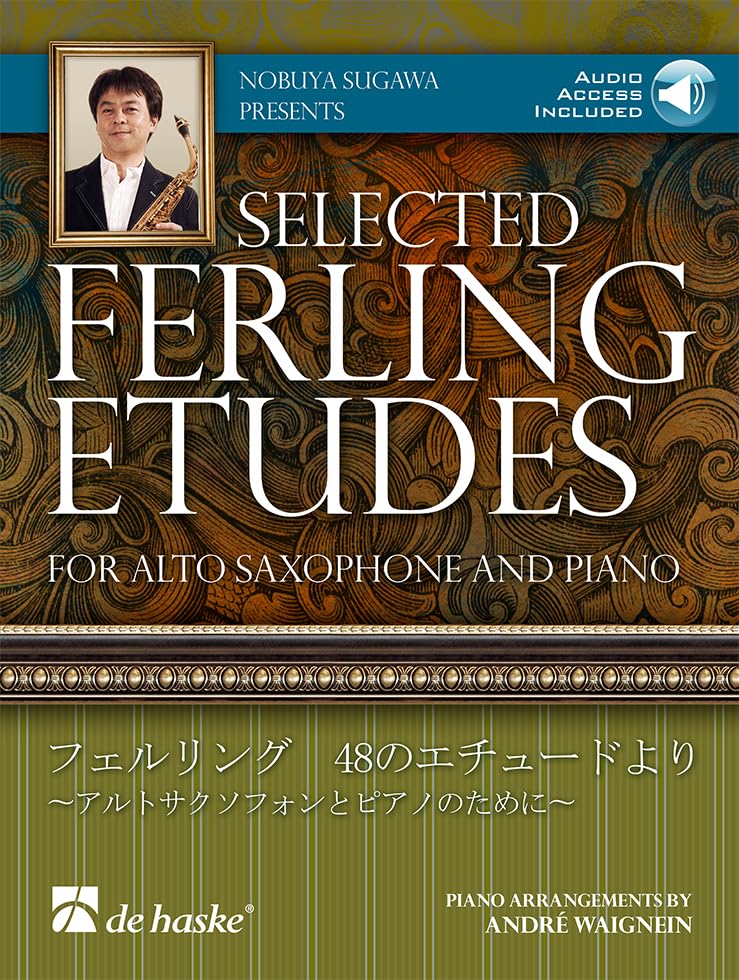 Franz Wilhelm Ferling-Selected Ferling Etudes-Altsaxophon-BOOK+AUDIO-ONLINE Books