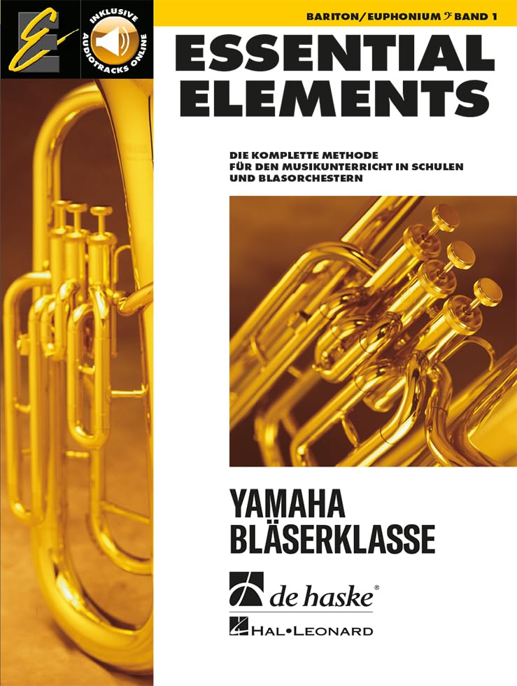 Essential Elements - für Bariton - Band 1 | Notenbuch für Anfänger für Schüler und Lehrer | Lehrbuch für Blasorchester für den Unterricht und Orchester | enthält Online-Audio, Musiktheorie Stationery