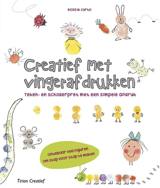 Creatief met vingerafdrukken: teken- en schilderpret met een simpele afdruk book