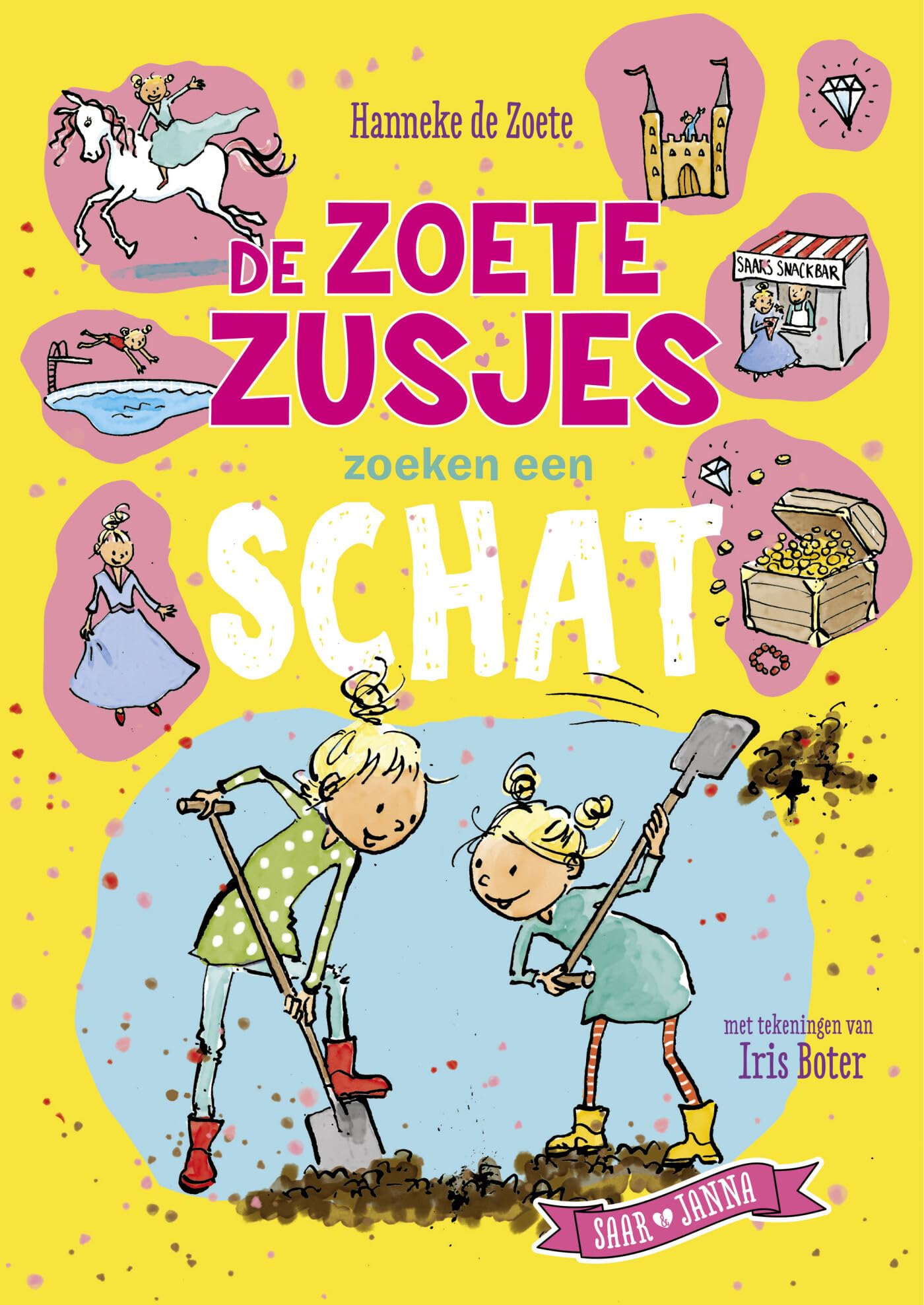 De zoete zusjes zoeken een schat book