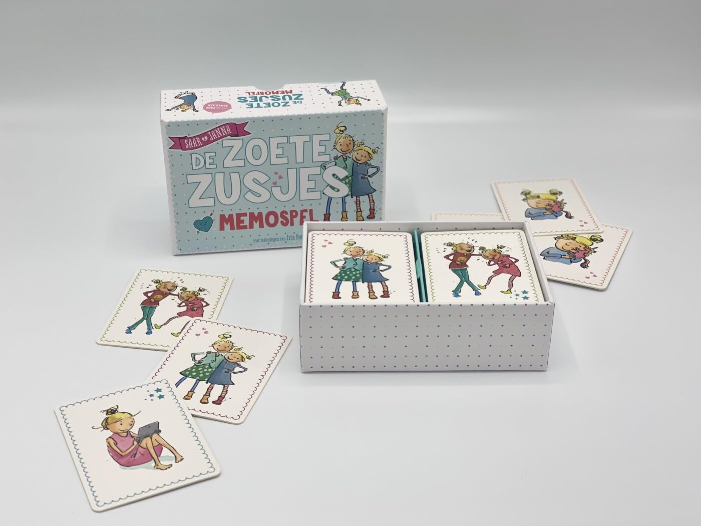 De Zoete Zusjes memospel: Zoek een paar bij elkaar book