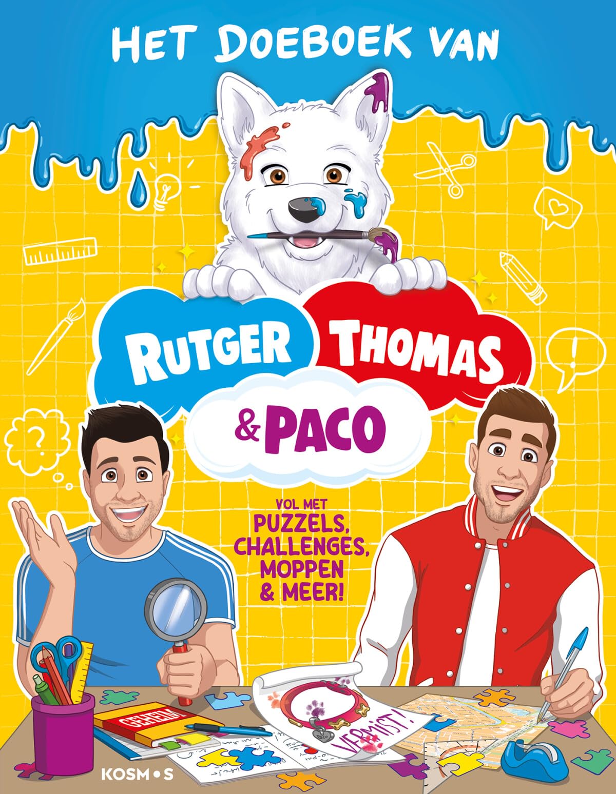 Het doeboek van Rutger, Thomas en Paco: Vol met puzzels, challenges, moppen & meer! book