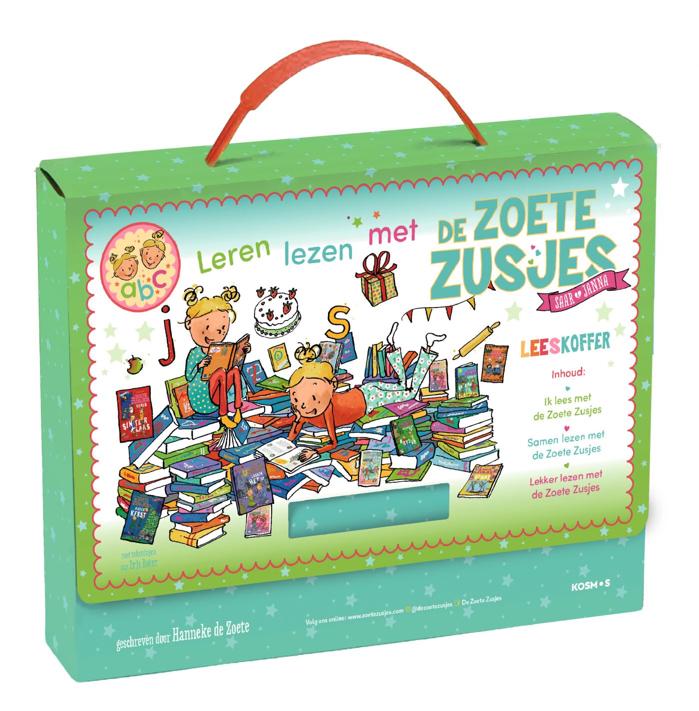 Leren lezen met de zoete zusjes leeskoffer book