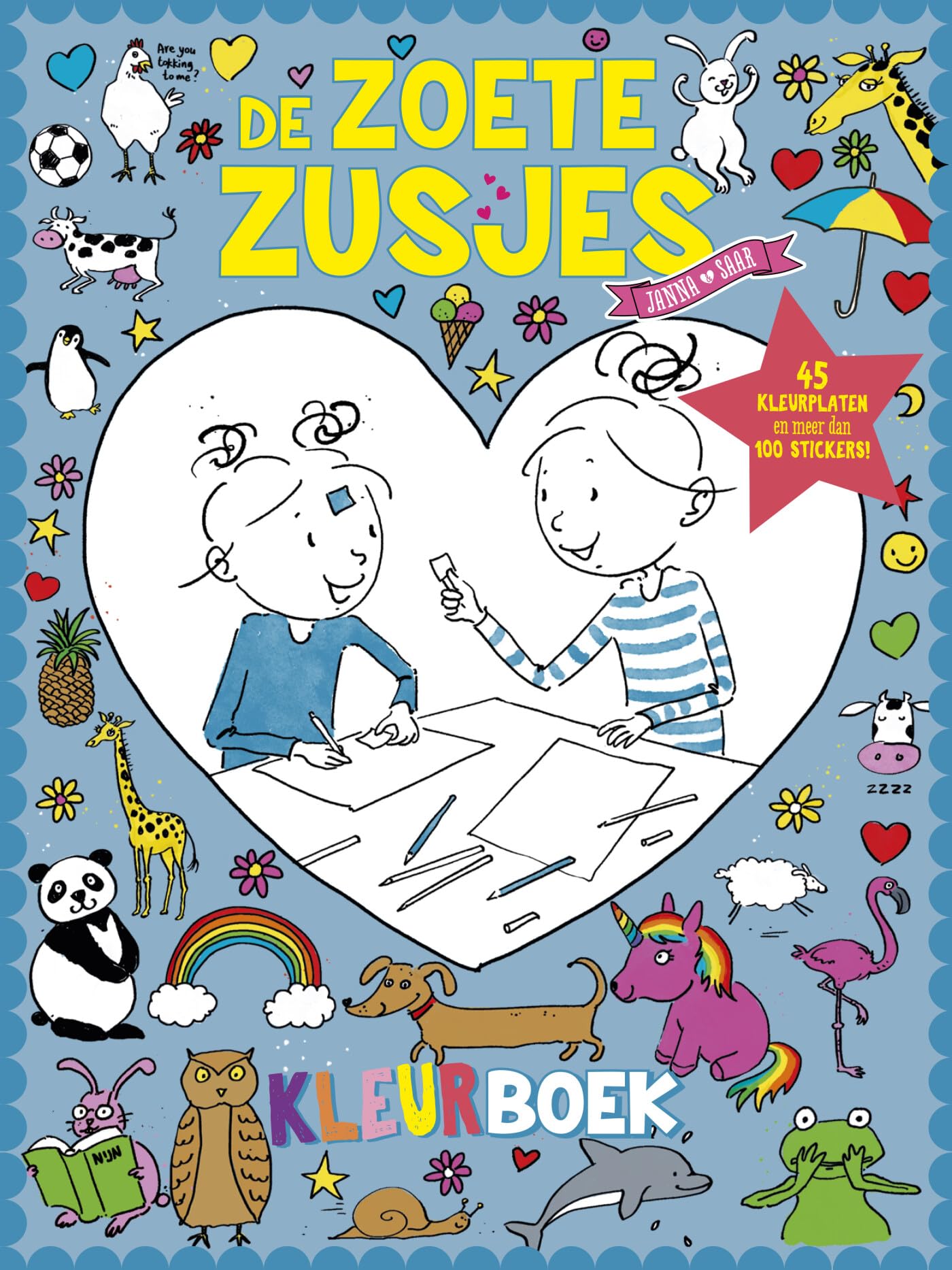 De Zoete Zusjes kleurboek book