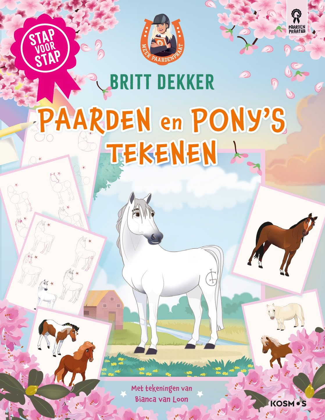 Stap voor stap paarden en pony's tekenen book