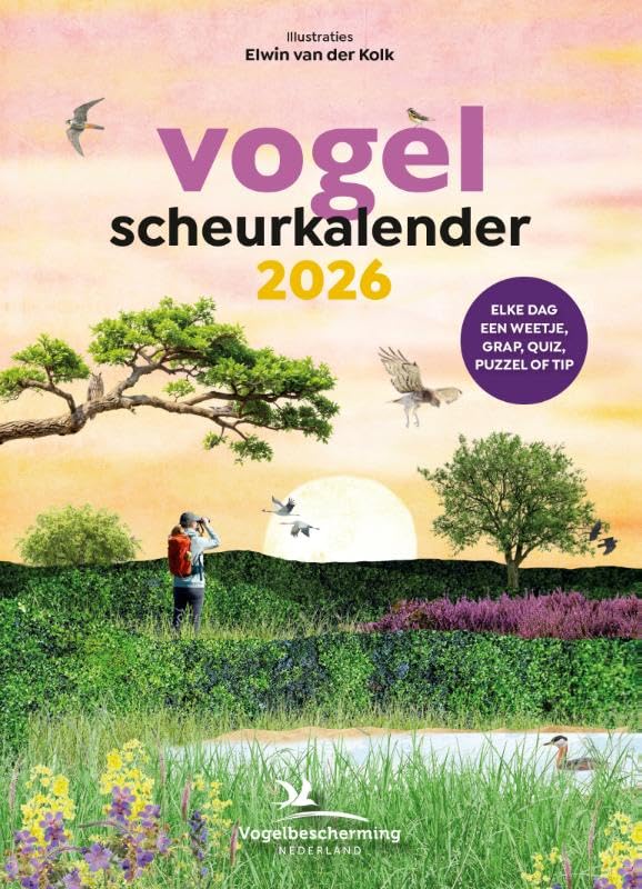 Vogelscheurkalender 2026: Elke dag een weetje, grap, quiz, puzzel of tip book