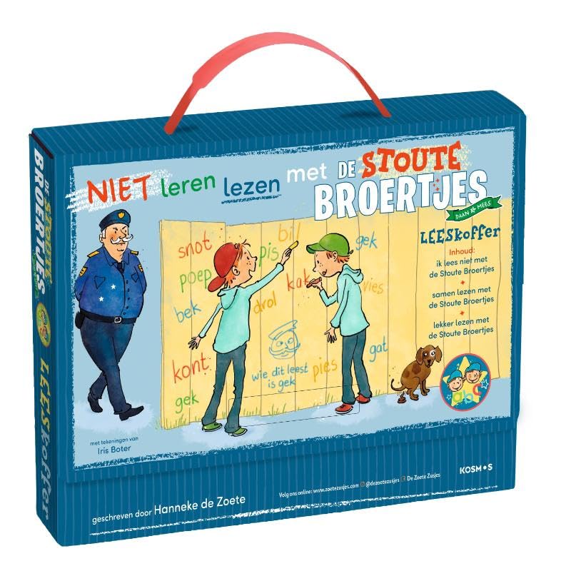 Leren lezen met de Stoute Broertjes leeskoffer book