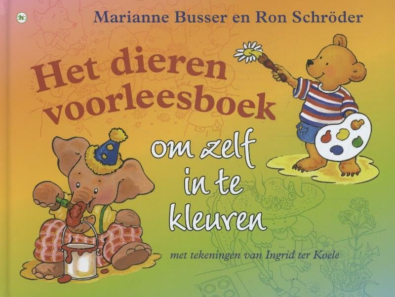 Het dieren voorleesboek: om zelf in te kleuren book