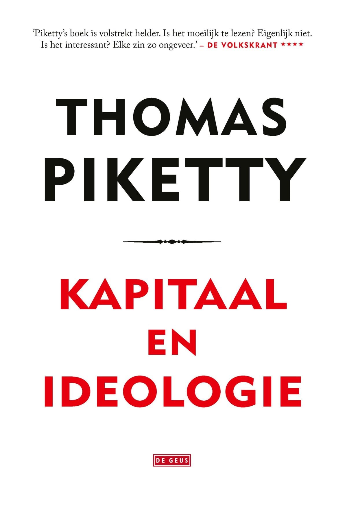 Kapitaal en ideologie book