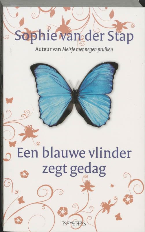 Een blauwe vlinder zegt gedag book